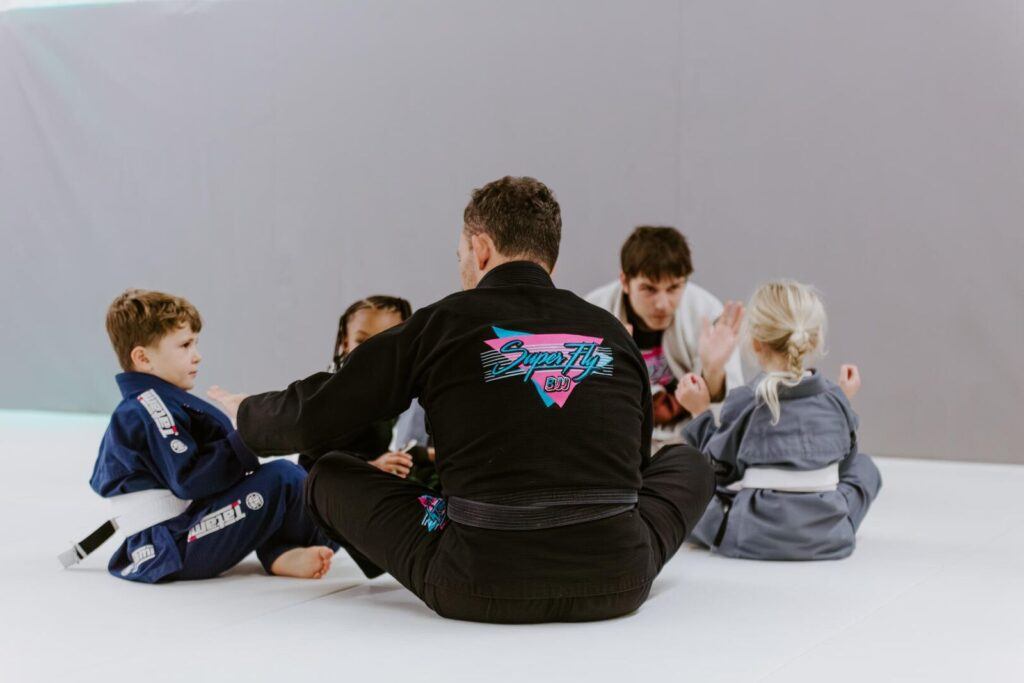 Kids ages 4–7 building confidence with BJJ in Decatur.