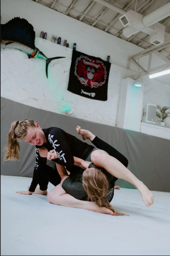 Local women training and growing together at SuperFly BJJ.
